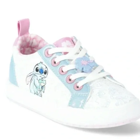 Disney Stitch Sneakers - Pink, Blue, White - Picture 4 of 5